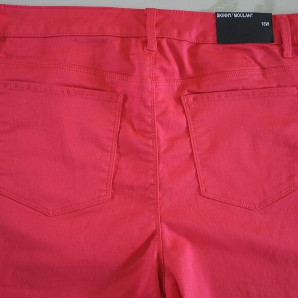 Design Lab Red Skinny Pants - Size 18W (NWT) - Picture 6 of 6